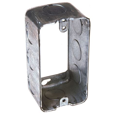 electrical extension boxes metal|4s single gang extension box.